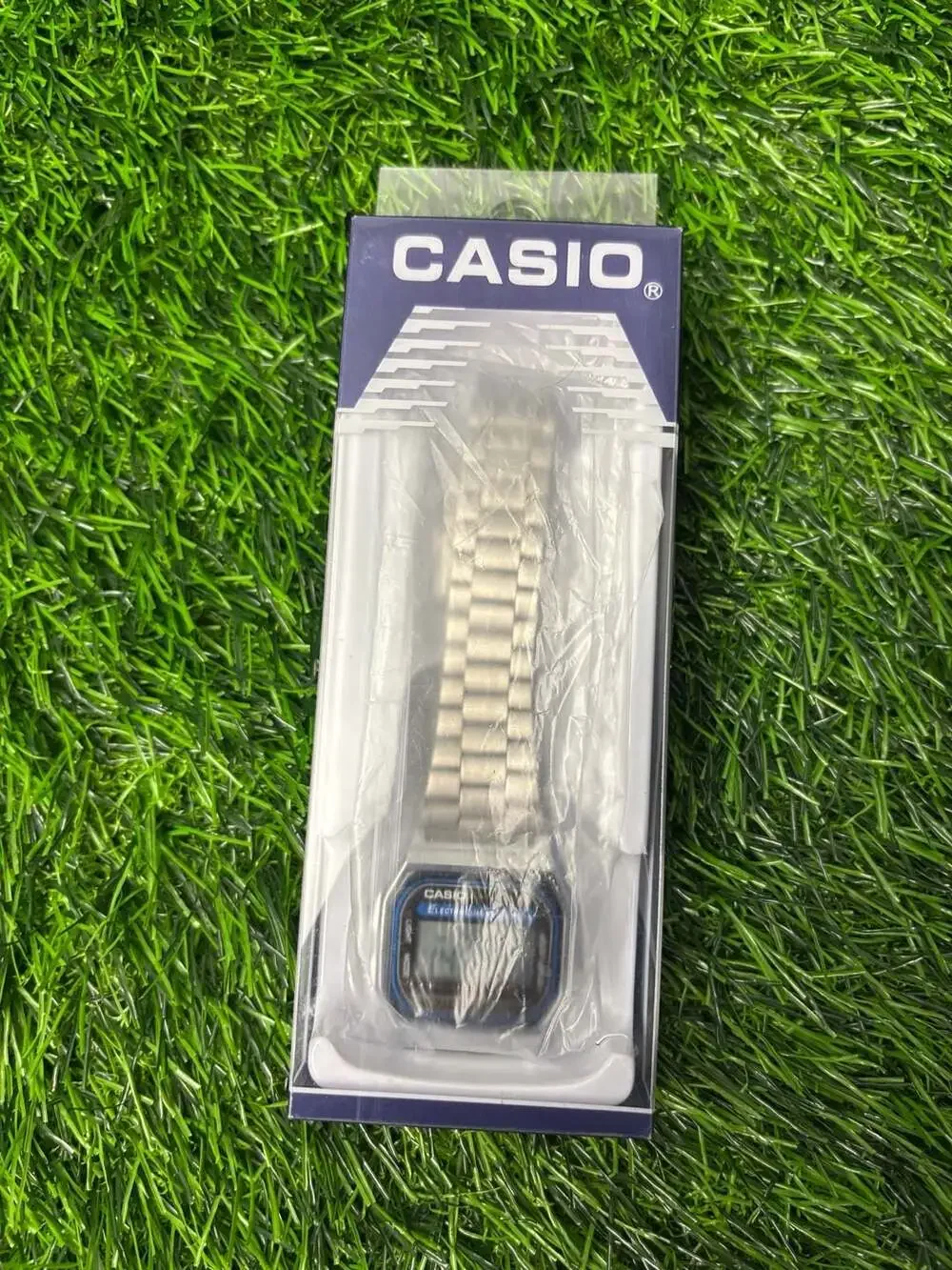 Casio Vintage A168W Silver Stainless Steel Digital Watch